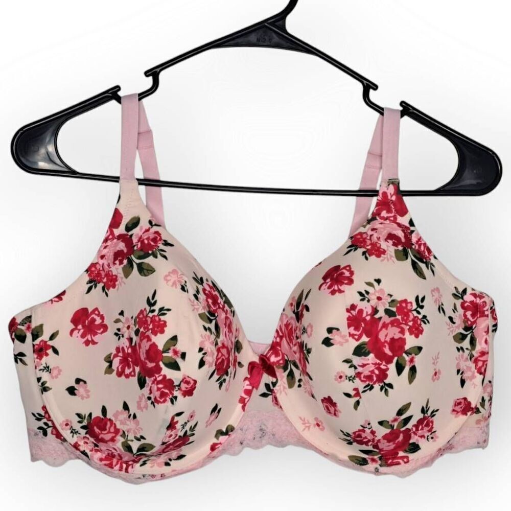 ADORE ME Women's Plus Size Lace Floral Underwire Bra size 42DD